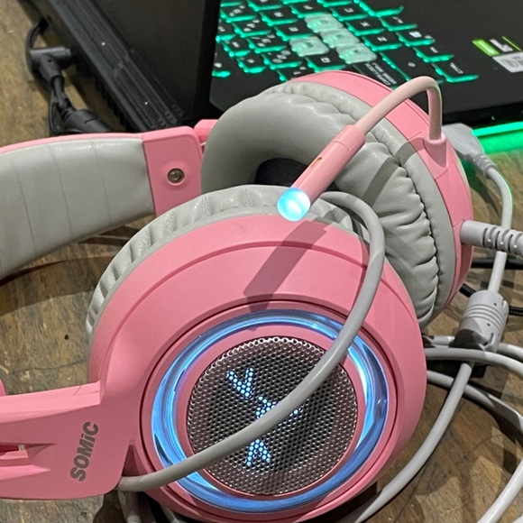 Somic G951 pink gaming headset - Picture 9 of 9